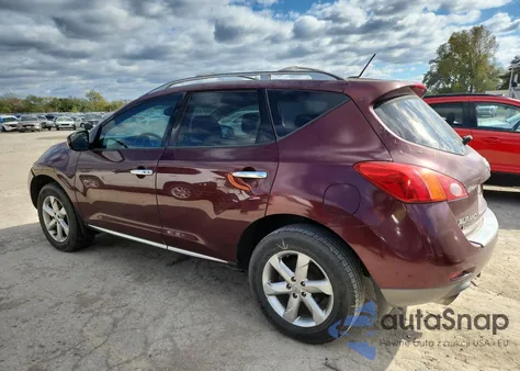 2009 Nissan Murano S z USA, uszkodzony, nr VIN JN8AZ18W79W206908